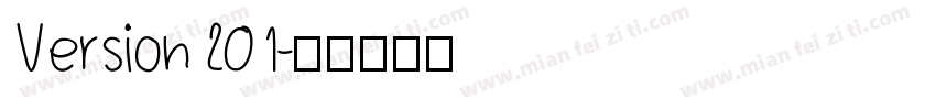 Version 201字体转换